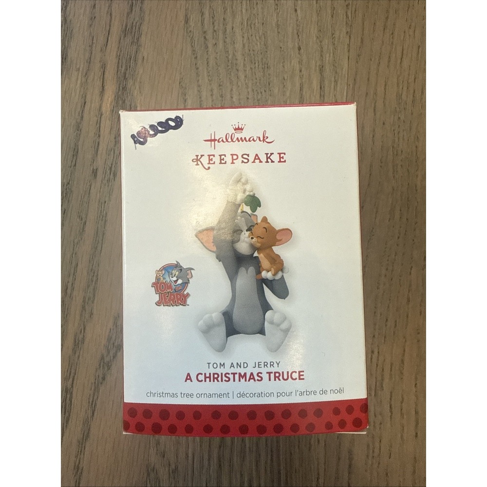 Tom And Jerry A Christmas Truce Hallmark Keepsake Ornament Tracy Larsen 2013 Art